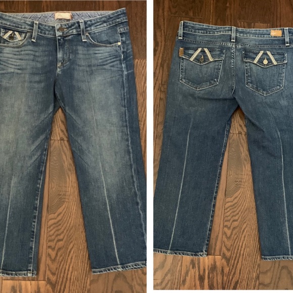 FINAL PRICE Paige Premium Denim Fairfax Cropped Jeans 30 - Picture 10 of 12